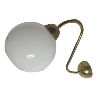 Vintage Art Deco Wall Lamp, Poland, 1950s For Sale
