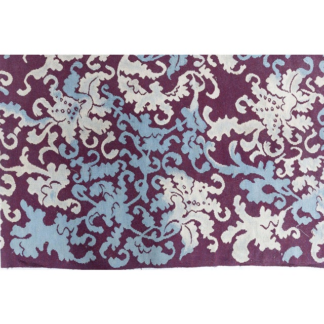 Early 20th Century Antique French Aubusson Rug For Sale - Image 5 of 9