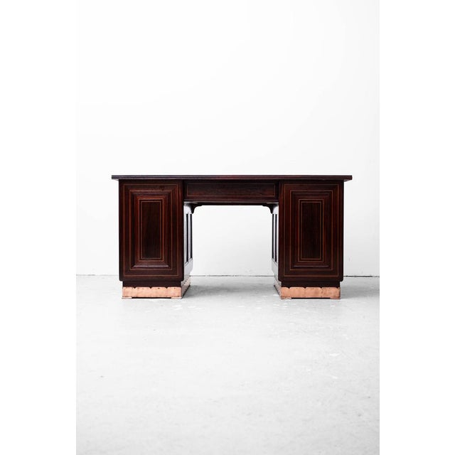 Art Nouveau Gentleman's Writing Desk by Bernhard Ludwig, 1890s For Sale - Image 12 of 18