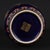 1950s Dark Blue Ground Famille Rose Shou Symbol Floral Rouleau Vase, Chinoiserie Decor Vessel For Sale - Image 5 of 9
