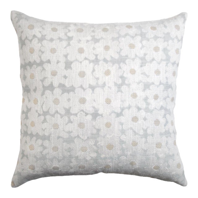 Kevin O'Brien Daisy Shell 30" Performance Pillow For Sale