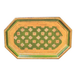 Vintage Florentine Italian Tray For Sale