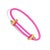 Neon Pink Glow Adjustable Gold Rope Bracelet For Sale In Miami - Image 6 of 9