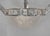 Muller Freres French Art Deco Nickel Bronze Hexagonal Peacock Chandelier - 1930s For Sale - Image 6 of 15