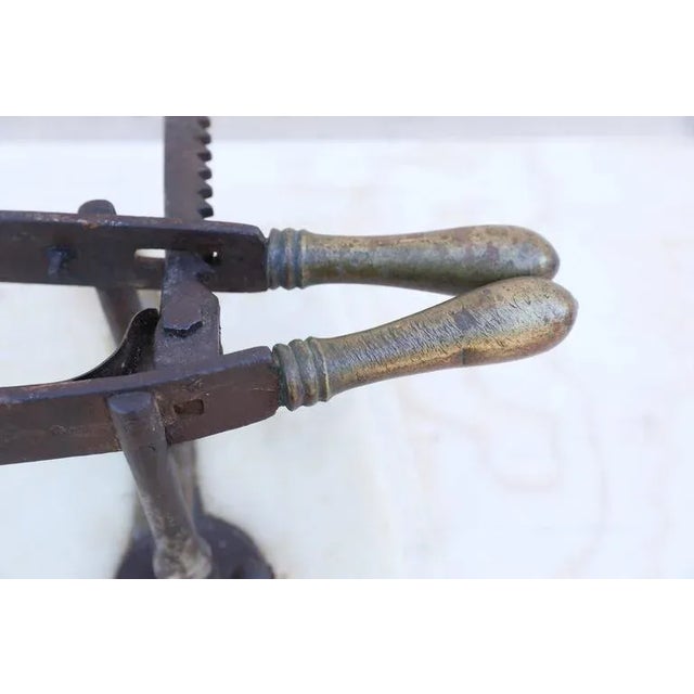 19th Century Meat Holder on Marble Slab For Sale - Image 4 of 11