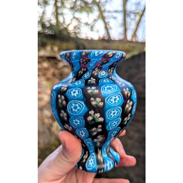 Millefiori Murrine Vase from Fratelli Toso, 1890s For Sale - Image 6 of 8