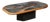 Mid-Century Tessellated Slate & Bronze Inlay Cocktail Table by v Ramburrem For Sale