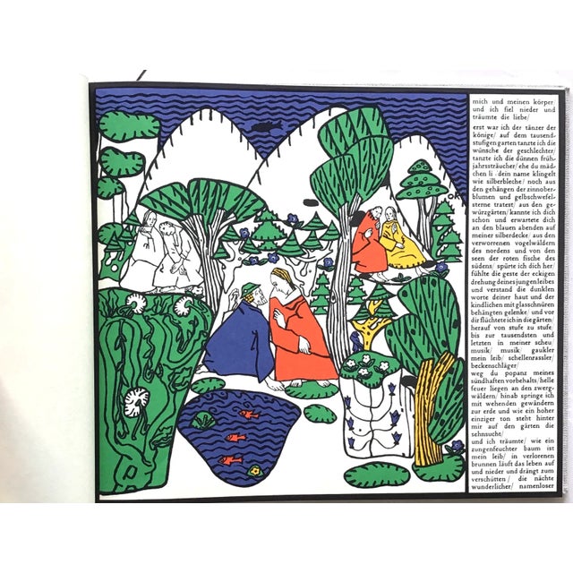 Artist: Oskar Kokoschka Country: Austria Title: I am dreaming Medium: Lithograph Marks: Not signed not Numbered Printed:...