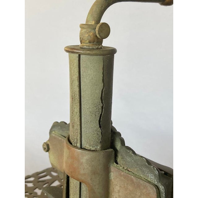 Antique Salesman's Sample, Cast Iron Wood Burning Stove - Savage - As Table Lamp For Sale - Image 11 of 12