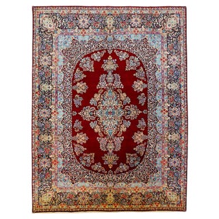Kerman Lawar Rug, 1980s For Sale