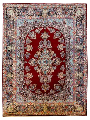 Kerman Lawar Rug, 1980s
