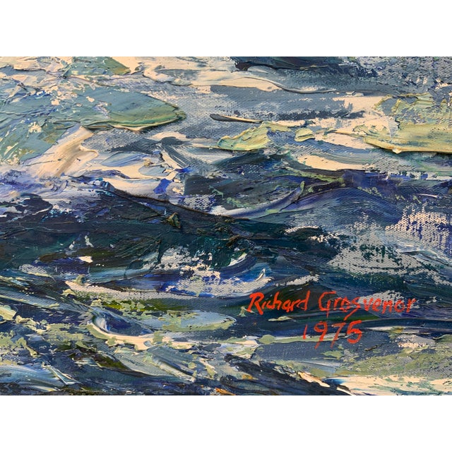 Nautical 20th Century Newport Harbor Painting For Sale - Image 3 of 7