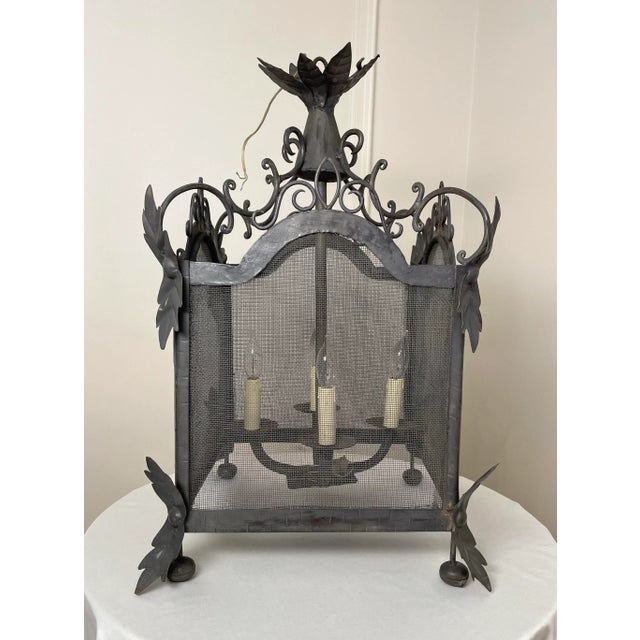 The French Country style pendant light will fit perfectly in a foyer or as a semi flush ceiling light in a rooms. The...
