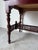 Vintage Chinese Carved Solid Mahogany Console Table With Latticework Details For Sale - Image 10 of 12