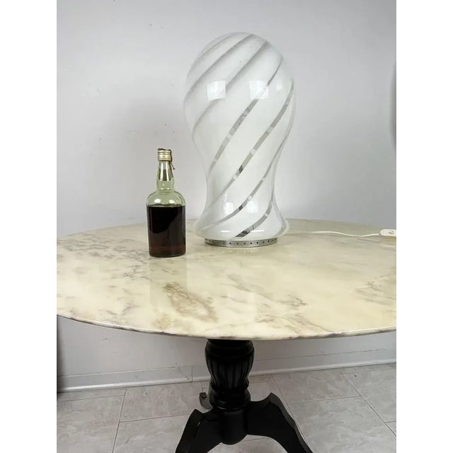 Large Murano Glass Table Lamp, Italy, 1970s For Sale - Image 6 of 8