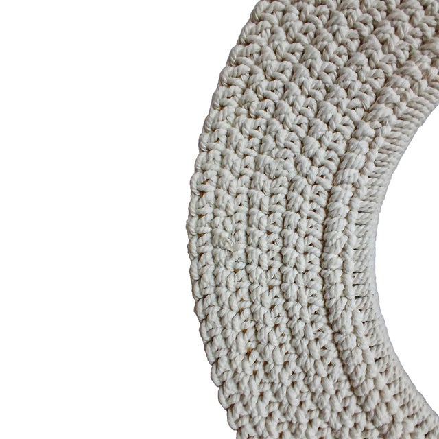 Money Cowrie & Macramé Necklace on Stand, Papua New Guinea For Sale - Image 12 of 15