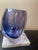 Italian Late 20th Century Stunning Favio Poli for Seguso Murano Italy 7” Faceted Sommerso Vase For Sale - Image 3 of 9