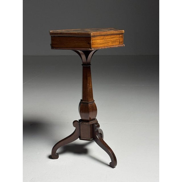 Marquetry Side Table, 1900s For Sale - Image 4 of 18