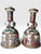 Fine Pair of Meiji Period Chinese Export Rose Medallion Porcelain Candlesticks. A pair of Chinese Export Famille Rose...