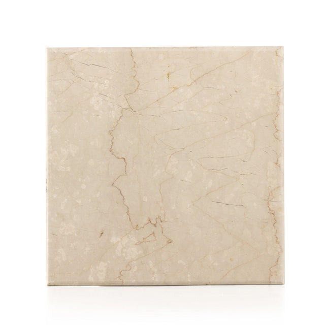 Four Hands Arum End Table - Cream Marble For Sale - Image 9 of 12