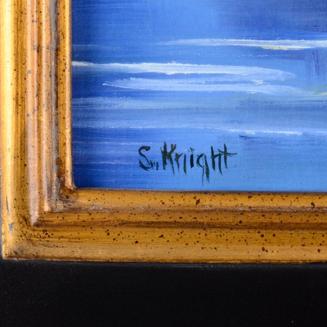 2020s "Mills Pond Owens Valley" Sheryl Knight Landscape Oil Painting, Framed For Sale - Image 5 of 6