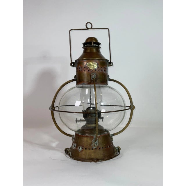 Solid Brass Ships Onion Lantern For Sale In Boston - Image 6 of 12