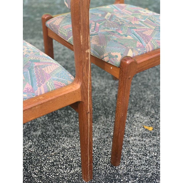 1970s Vintage J L Moller Teak Dining Chairs- Set of 4 For Sale - Image 11 of 13