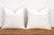 White Pair of Gold & White Medallion Suzani Pillow Covers For Sale - Image 8 of 9