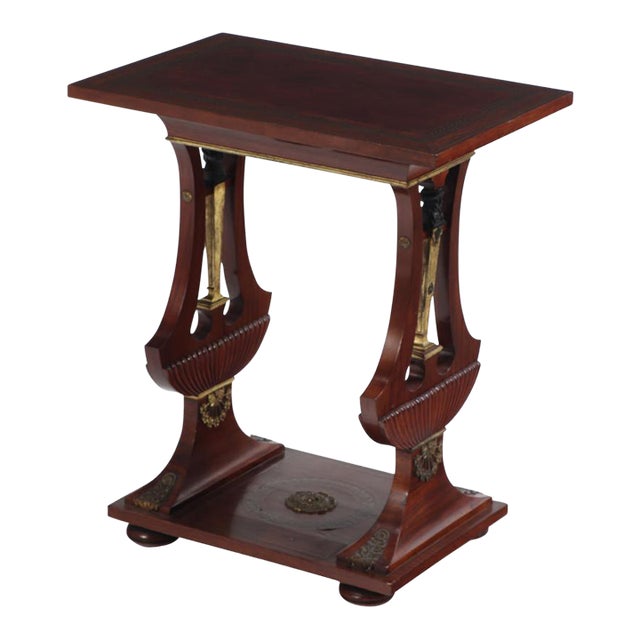 A French Regency Style Mahogany Table, C. 1880. For Sale