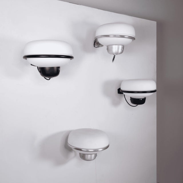 Metal Mod. 228 Wall Lamps by Gino Sarfatti for Arteluce, Set of 4 For Sale - Image 7 of 7