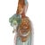 Murano Victorian Dress Woman Pink Blue White Gold Flecks Vintage Italian Art Glass Figure Sculpture For Sale - Image 9 of 13
