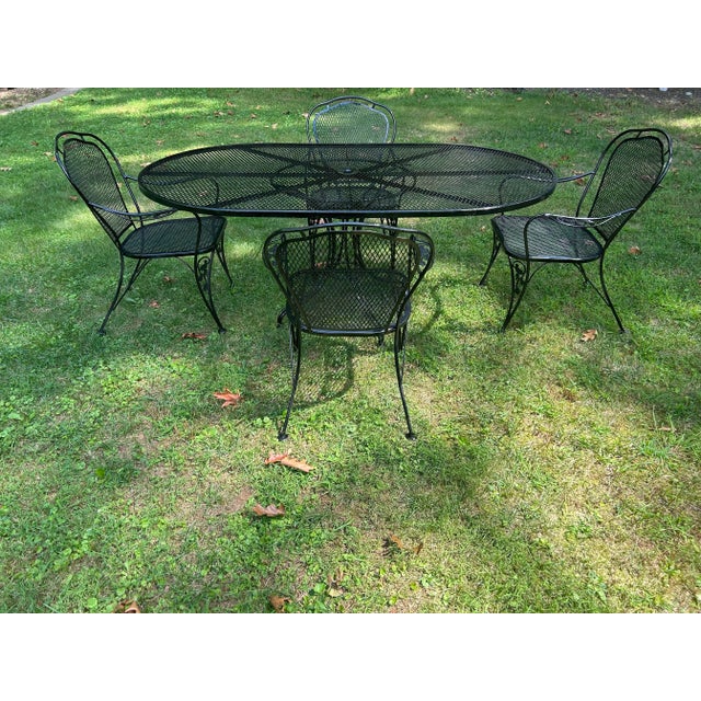 Perfect for your outdoor space! The table measures 72x42x29, the base measures 26x27 and the chairs measure 26x25.5x34.5...