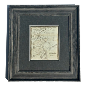 Framed Map of Delaware by Matthew Carey, 1805