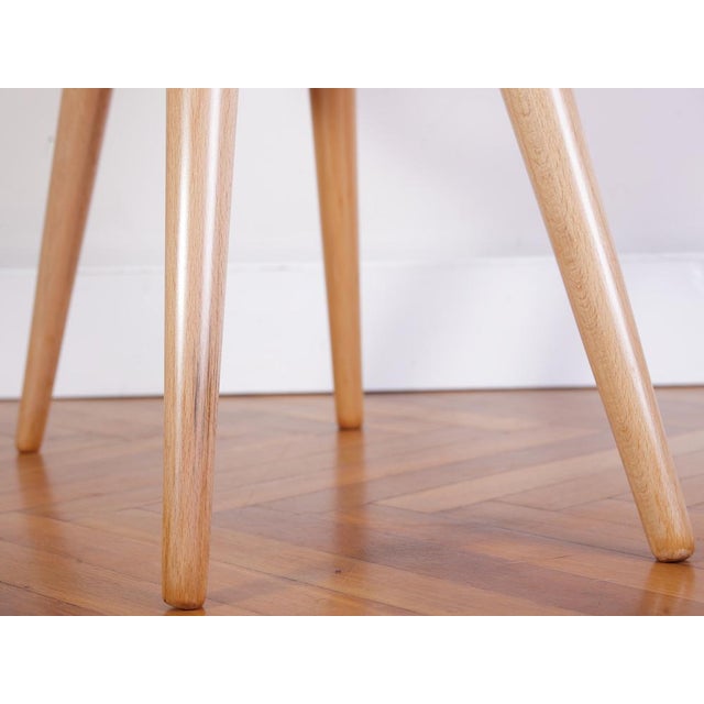 Mid-Century Raffia Stool from Uluv, 1960s For Sale - Image 9 of 15