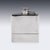 Vintage 20th Century English Silver Hip Flask, Sheffield, 1932 For Sale - Image 4 of 11