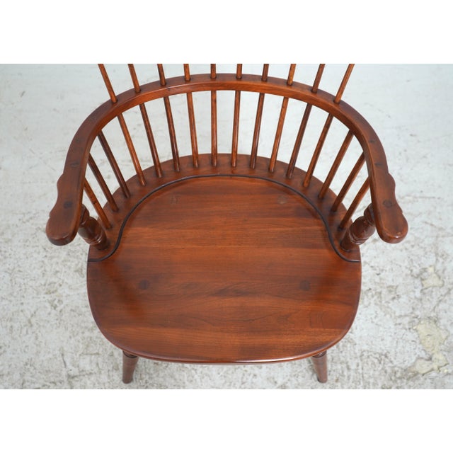 Set of 6 Duckloe Colonial Style Windsor Dining Chairs For Sale - Image 9 of 18