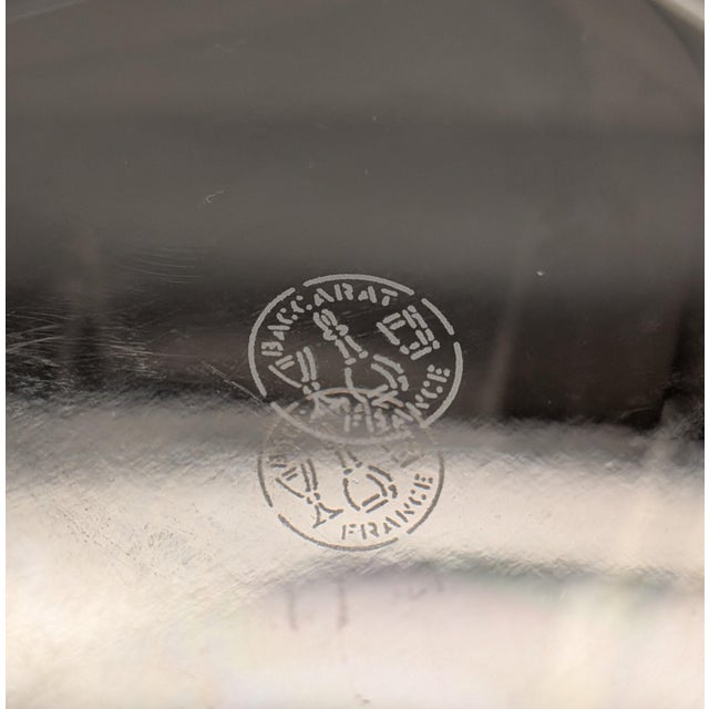 Transparent Baccarat Crystal Serpentin 8-Inch Vase For Sale - Image 8 of 8