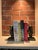 Early 20th Century Antique Bronze-Clad Boy & Girl Figural Bookends, Verdigris Patina, C. 1920s, Sold as a Pair For Sale - Image 5 of 10