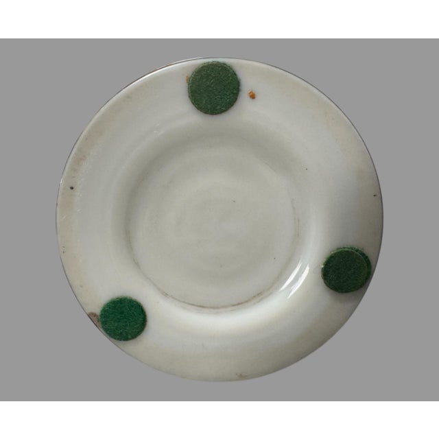 Early 20th Century Antique Floral Decorated Hand Painted Art Glass 14" Vase For Sale - Image 5 of 6