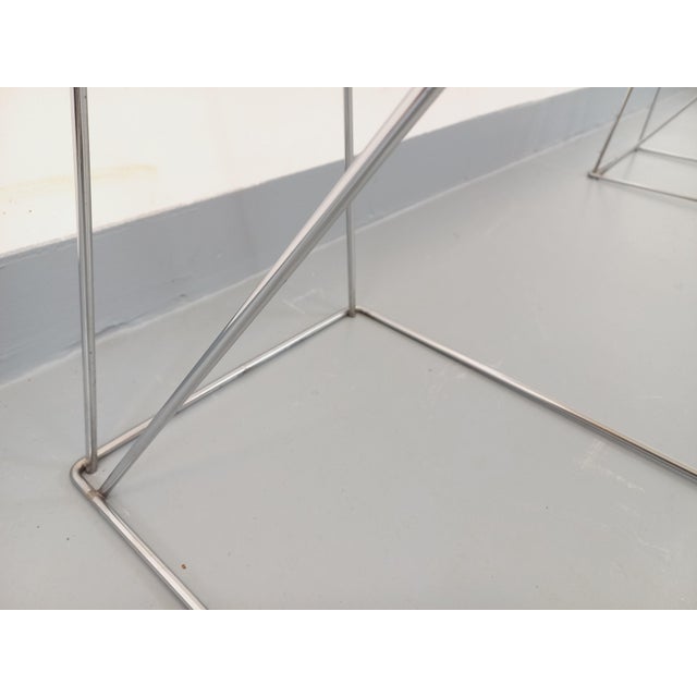 Vintage Desk in Smoked Glass and Chrome Metal, 1970s For Sale - Image 12 of 18