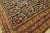 Navy Blue 1900s Navy Paisley Tribal Antique Persian Afshar Saddle Rug 3'2" X 3'4" Knotted Wool Carpet For Sale - Image 8 of 12