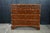 Antique English George II Style Oyster Burl Yew Bachelors Chest Dresser Commode For Sale - Image 6 of 18