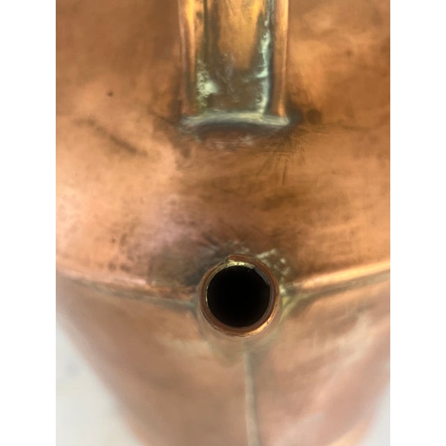 Late 19th Century Antique French Copper Watering Can, 19th Century For Sale - Image 5 of 11