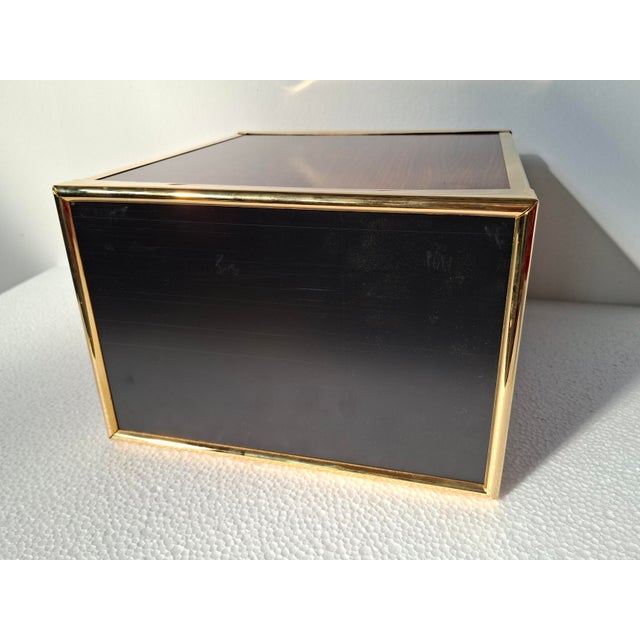 Vintage Umbrella Stand in Briar Wood with Gilt Finishes, 1990s For Sale - Image 3 of 8