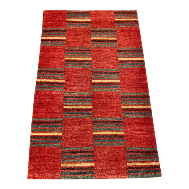 2ft × 3ft 2in Handwoven Flatweave Patchwork Kilim Area Rug For Sale