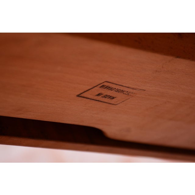 Art Deco Dining Table by Jindřich Halabala for UP Závody, Czech, 1940s For Sale - Image 4 of 18