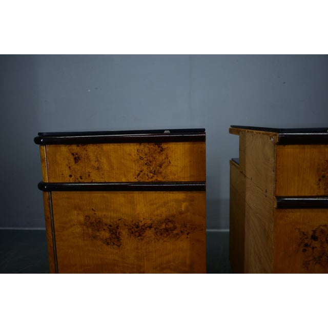 Bedside Tables by Jindrich Halabala, Former Czechoslovakia, 1940s, Set of 2 For Sale - Image 9 of 18