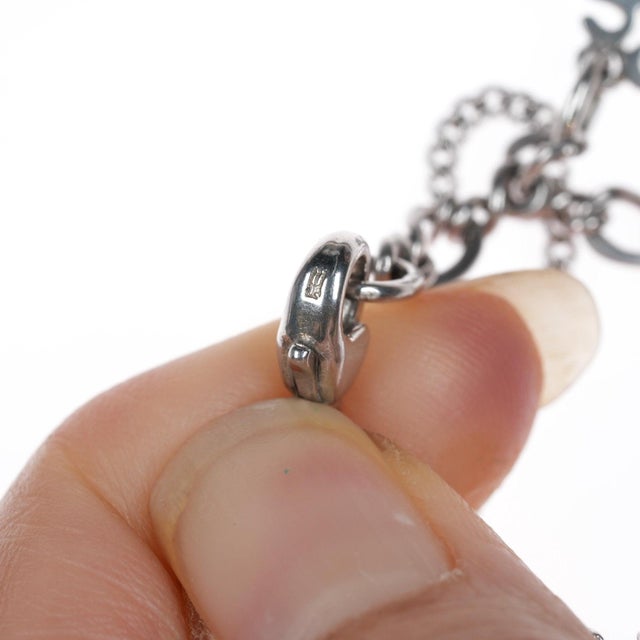 Late 20th Century James Avery sterling charm bracelet with Phone, RN, Boy, Heart, xx00 etc For Sale - Image 5 of 8