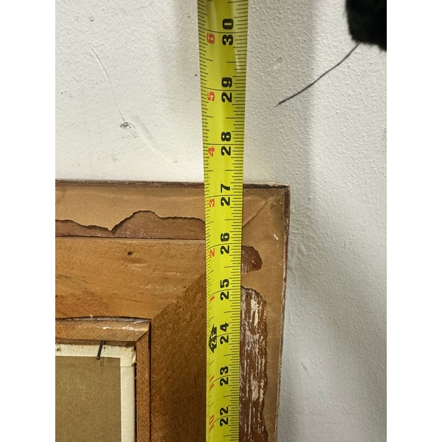 Vintage Still Life of Flowers 1960s Mid Century Impressionist Art Professionally Framed Oil Painting 27.5” X 23” Signed Bert 1964 For Sale - Image 9 of 10