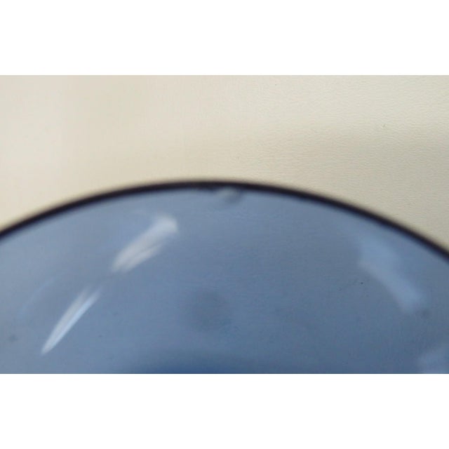 Glass Mid 20th Century Cobalt Blue Glass Tumblers Bar Cups Mid Century Modern Drinkware - Set of 13 For Sale - Image 7 of 16